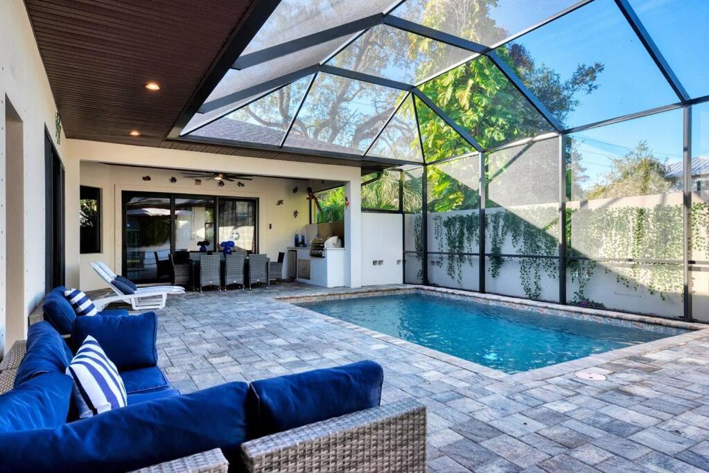 Courtyard Home With Pool, Spa & Sauna Close To Beach & City Center Sarasota Luaran gambar