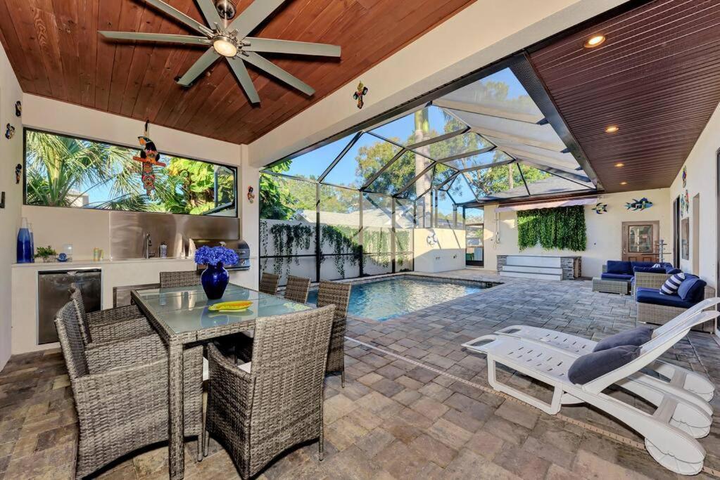 Courtyard Home With Pool, Spa & Sauna Close To Beach & City Center Sarasota Luaran gambar